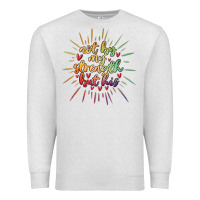 Oatmeal Heather not by my strength but his Premium Sweatshirt - MaliasSmallBusiness