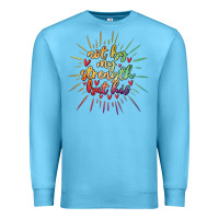 Ocean Blue not by my strength but his Premium Sweatshirt - MaliasSmallBusiness