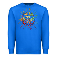 True Royal not by my strength but his Premium Sweatshirt - MaliasSmallBusiness