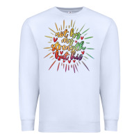 White not by my strength but his Premium Sweatshirt - MaliasSmallBusiness