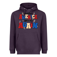 Plum make america great again Heavyweight Hoodie - MaliasSmallBusiness