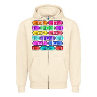 Sandshell plaster seamless pattern Zipper Hoodie - BundleAndBundleShop