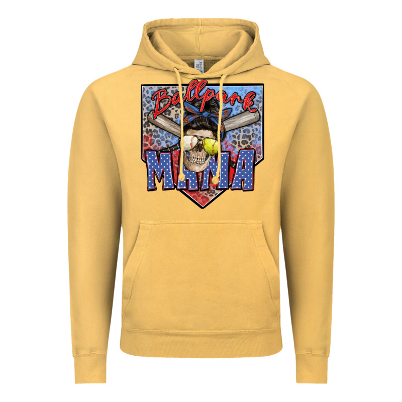 Ballpark Mama Vintage Hoodie by Zillion Design Studio | Teevron