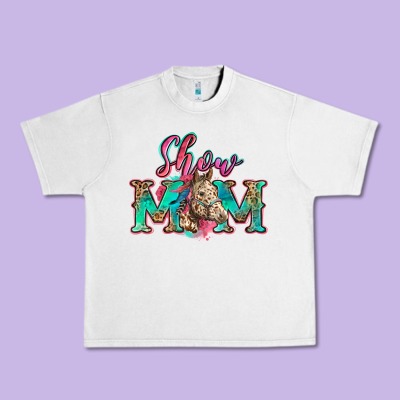 Show Mom Horse Urban Heavy Tee Designed By Zillion Design Studio
