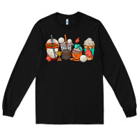 Black volleyball coffee cups Long Sleeve Tee - AdoDesignShop