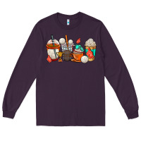 Plum volleyball coffee cups Long Sleeve Tee - AdoDesignShop