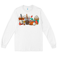 White volleyball coffee cups Long Sleeve Tee - AdoDesignShop