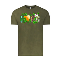 Vintage Olive st.patrick's nurse love heart stethoscope Vintage Tee - BarkalooDesign