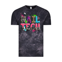 Cloud Black nail tech Vintage Tee - Zillion Design Studio