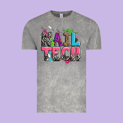 Nail Tech Vintage Tee Designed By Zillion Design Studio
