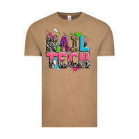 Vintage Coffee nail tech Vintage Tee - Zillion Design Studio