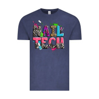 Vintage Denim nail tech Vintage Tee - Zillion Design Studio