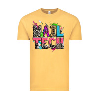 Vintage Mustard nail tech Vintage Tee - Zillion Design Studio