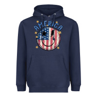 Navy America Heavyweight Hoodie - MaliasSmallBusiness