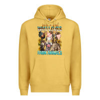 Antique Gold Just A Girl Who Loves Farm Animals Premium Hoodie - BundleAndBundleShop
