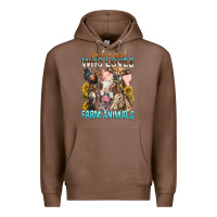 Chestnut Just A Girl Who Loves Farm Animals Premium Hoodie - BundleAndBundleShop