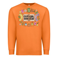 Carrot cozy book girl club Premium Sweatshirt - MaliasSmallBusiness