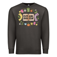 Smoke cozy book girl club Premium Sweatshirt - MaliasSmallBusiness