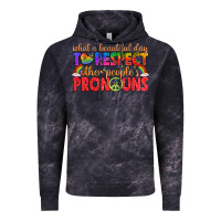 Cloud Black what a beautiful day to respect other peoples pron Vintage Hoodie - texasbilliewilder