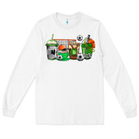 White soccer coffee cups Long Sleeve Tee - AdoDesignShop