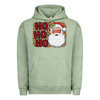 Pigment Oil Green Ho Ho Ho Santa Urban Hoodie - Bettercallsaul