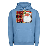 Pigment Pebble Blue Ho Ho Ho Santa Urban Hoodie - Bettercallsaul