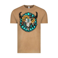 Vintage Camel gamestone with bull skull Vintage Tee - RanaPortraitStore