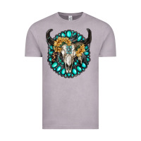 Gamestone With Bull Skull Vintage Tee | Teevron