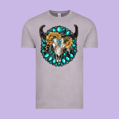 Gamestone With Bull Skull Vintage Tee Designed By Ranaportraitstore