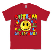 Red autism acceptance Classic Tee - JahusDesignShop