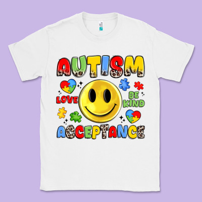 Autism Acceptance Classic Tee Designed By Jahusdesignshop