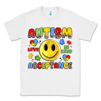 White autism acceptance Classic Tee - JahusDesignShop