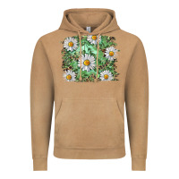Vintage Camel Daisy leopard Vintage Hoodie - RanaPortraitStore