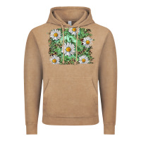Vintage Coffee Daisy leopard Vintage Hoodie - RanaPortraitStore