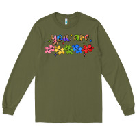 Army Green you are loved autism Long Sleeve Tee - JahusDesignShop