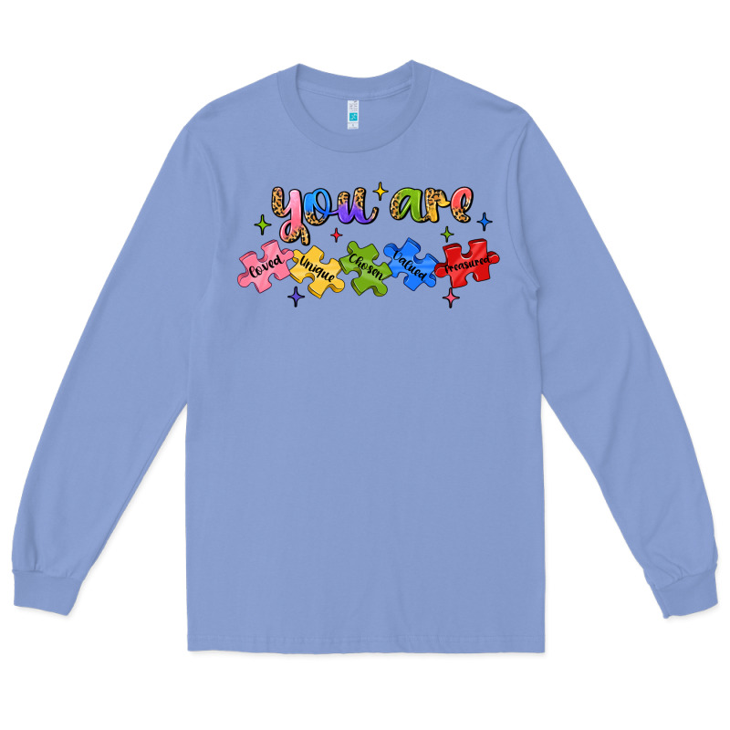 You Are Loved Autism Long Sleeve Tee by JahusDesignShop | Teevron