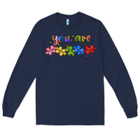 Navy you are loved autism Long Sleeve Tee - JahusDesignShop