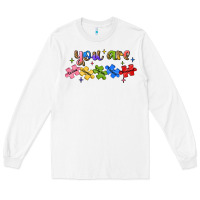 White you are loved autism Long Sleeve Tee - JahusDesignShop