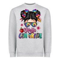 Hello Sixth Grade Kid Heavyweight Sweatshirt | Teevron