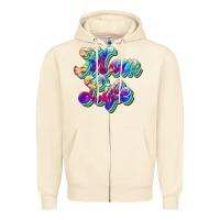 Sandshell mom life Zipper Hoodie - JahusDesignShop