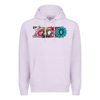 Lilac xoxo braunvieh cow Premium Hoodie - AdoDesignShop