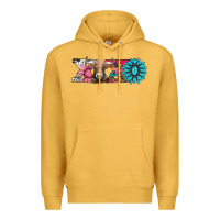 Mustard xoxo braunvieh cow Premium Hoodie - AdoDesignShop