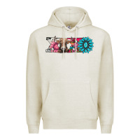 Oatmeal Heather xoxo braunvieh cow Premium Hoodie - AdoDesignShop