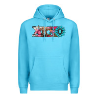 Ocean Blue xoxo braunvieh cow Premium Hoodie - AdoDesignShop