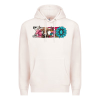 Pale Pink xoxo braunvieh cow Premium Hoodie - AdoDesignShop