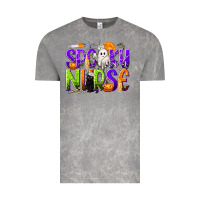 Cloud Rock Halloween Spooky Nurse Vintage Tee - texasbilliewilder
