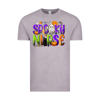 Vintage Zinc Halloween Spooky Nurse Vintage Tee - texasbilliewilder