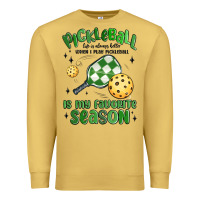 Antique Gold pickleball is my favorite season Premium Sweatshirt - MaliasSmallBusiness