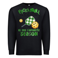 Black pickleball is my favorite season Premium Sweatshirt - MaliasSmallBusiness