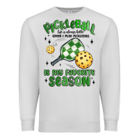 Dove Grey pickleball is my favorite season Premium Sweatshirt - MaliasSmallBusiness